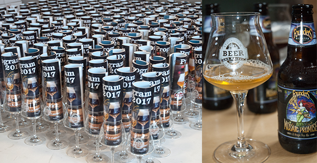 Stockholm Beer & Whisky Festival visar bland annat upp tusentals olika öl. På bilden årets provglas.