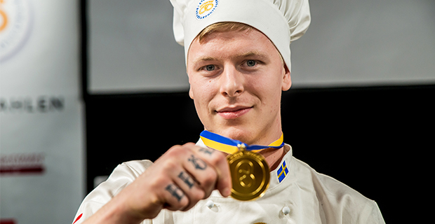 Tintin Larsson från Lidingö Bröd och Pâtisserie i Stockholm vann SM Unga Bagare