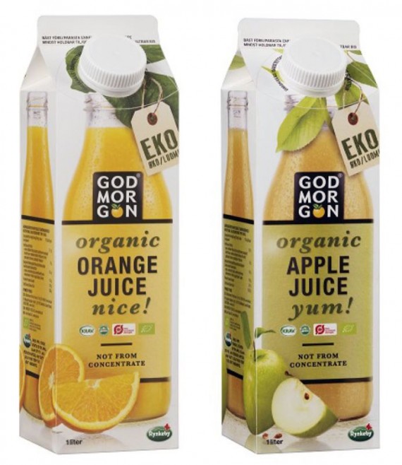 Godmorgon lanserar ekologiska och KRAV-märkta juicer
