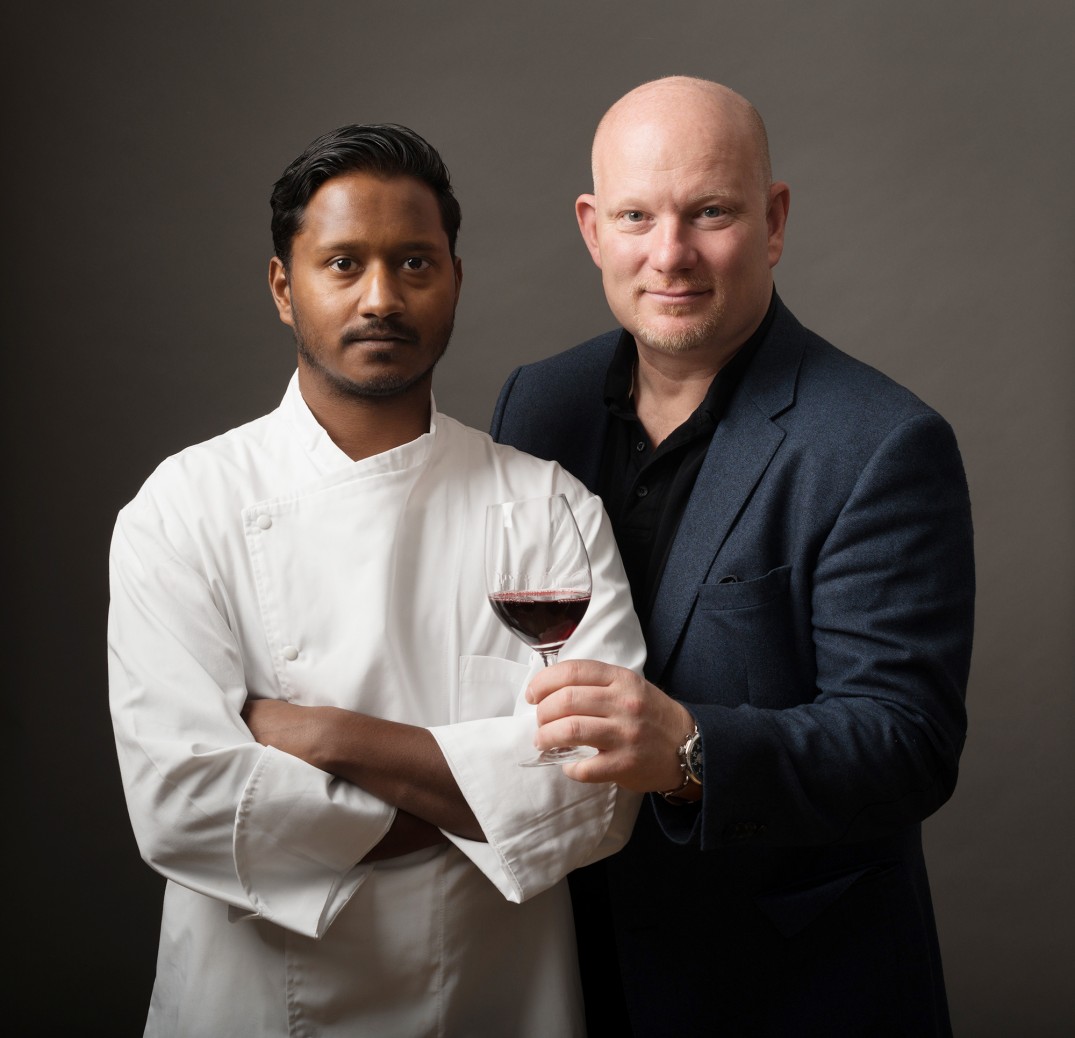 Kökschef Markus Gustafsson och vinprofilen Michel Jamais blir gastronomiskt ansvariga på The Winery Hotel.