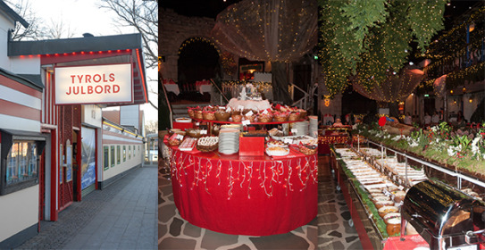 Tyrols dessertbord och julbuffé
