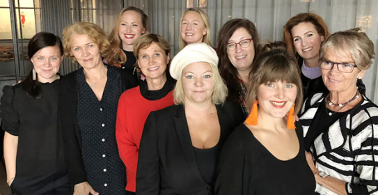 Stellagalans arbetsgrupp: Anette Rosvall, Karoline Nordenfors, Ida Ström, Anna Antonia Svedberg, Maja Berthas, Elvira Lindqvist, Ella Nilsson, Anna Gidgård och Anna Lind Lewin.