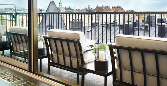 Le Hibou på taket av Bank Hotel nära Kungsträdgården i Stockholm.