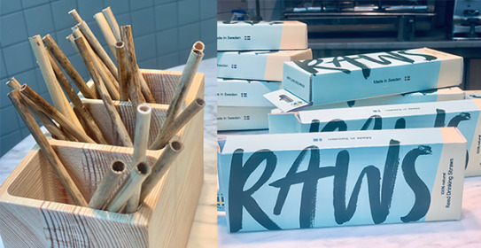 Raws finns i både konsumentförpackning och större förpackningar för restauranger och barer.