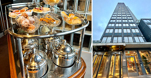 La Tour i DN-skrapan i Stockholm erbjuder afternoon tea på hög höjd.