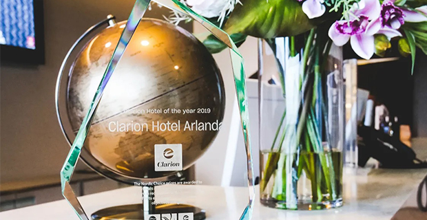 Clarion Hotel Arlanda Airport vann utmärkelsen Clarions bästa hotell