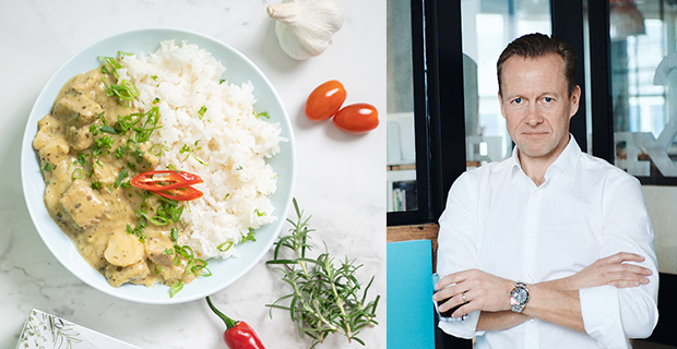 Anders P. Christensen, grundare av Tasteful Foods som nu lanserar Grönt i Sverige.
