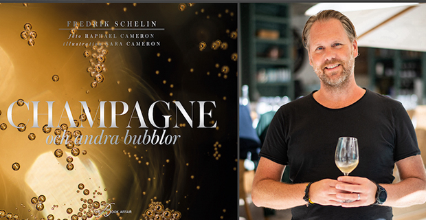 Fredrik Schelin ger ut ny bok om Champagne och andra  bubblor