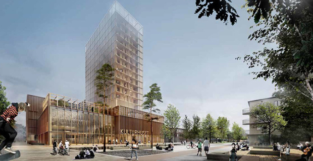 Så kommer Skellefteås nya kulturhus och premiumhotell att se ut