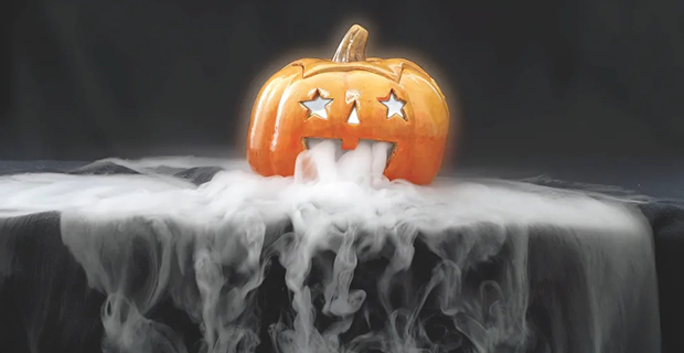 ​Så skapar du spöklik rök till Halloween med torr-is