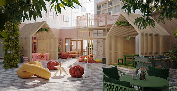 Nu börjar Scandics nya hotell i Niams fastighet i Värtahamnen att ta form.