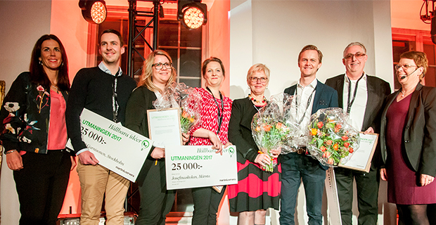 Vinnare i  Martin & Serveras årliga hållbarhetstävling