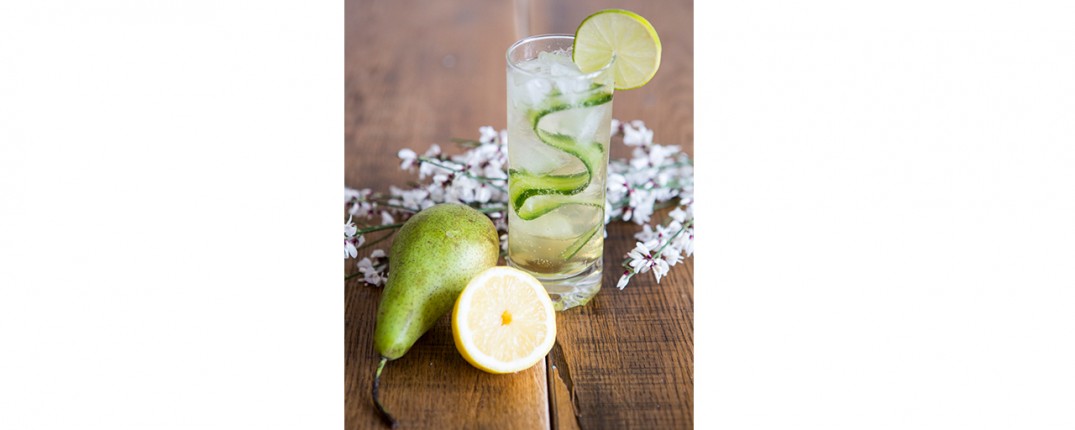 Almedalsdrinken 2015 släcker törsten med päron, lime och gurka